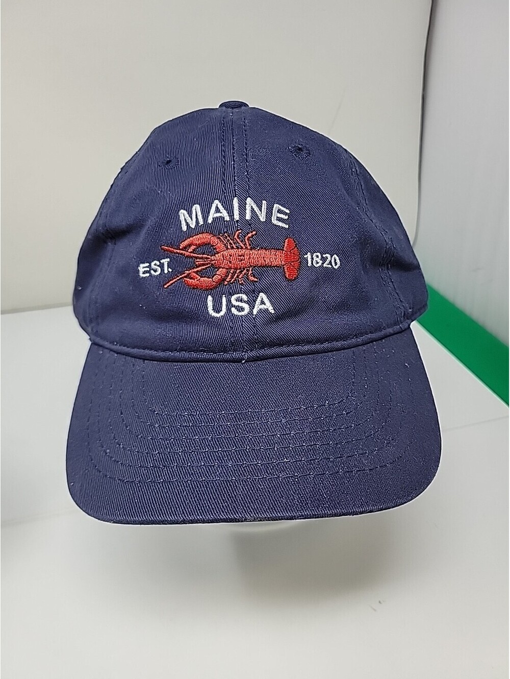 Maine USA Lobster Hat Bar Harbor Sunrise Adult Adjustable Souvenir Cap